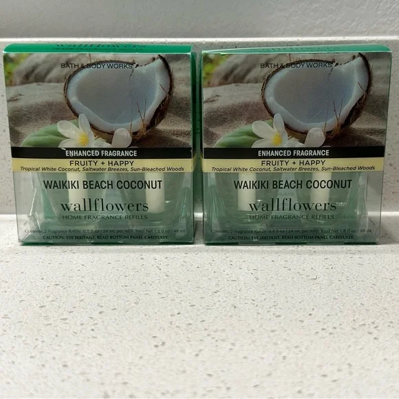 Waikiki Beach Coconut Wallflowers 2-Pack Refills - Picture 5 of 5